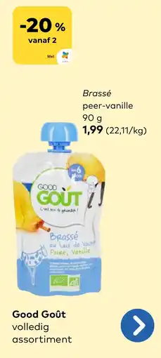 Bio Planet Brassé peer-vanille aanbieding