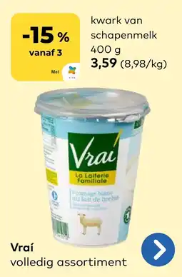 Bio Planet kwark van schapenmelk aanbieding