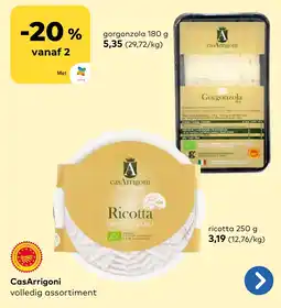 Bio Planet gorgonzola aanbieding