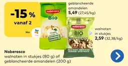 Bio Planet Noberasco walnoten in stukjes aanbieding