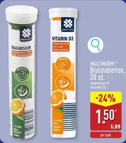 ALDI Multinorm Bruistabletten aanbieding