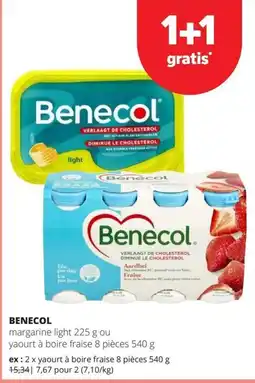 Spar Benecol margarine light aanbieding