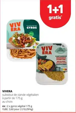 Spar Vivera substitut de viande végétalien aanbieding