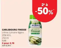 Spar Carlsbourg finesse aanbieding