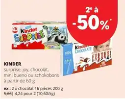 Spar Kinder aanbieding
