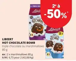 Spar Libeert hot chocolate bomb aanbieding