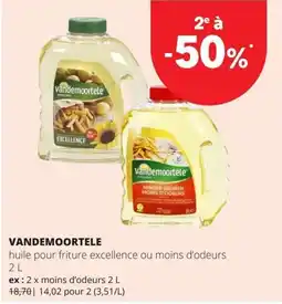 Spar Vandemoortele huile pour friture excellence ou moins d'odeurs aanbieding
