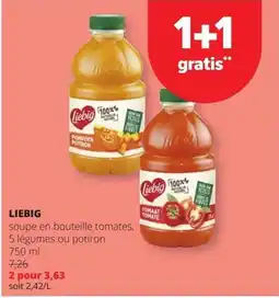 Spar soup in bottle tomatoes or pumpkin aanbieding