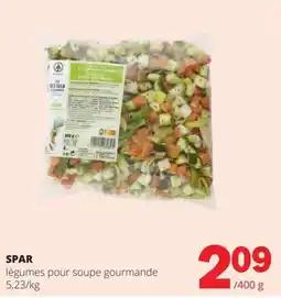 Spar légumes pour soupe gourmande aanbieding