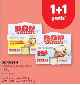 Spar Bonmush salades végétariennes aanbieding