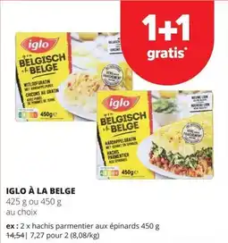 Spar iglo à la belge aanbieding