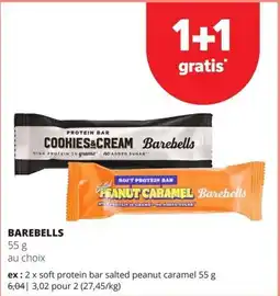 Spar Barebells protein bar aanbieding