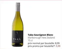 Spar Taka sauvignon blanc aanbieding