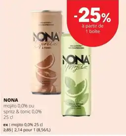 Spar Nona spritz & tonic aanbieding