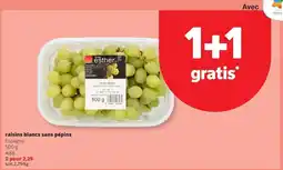 Spar raisins blancs sans pépins aanbieding