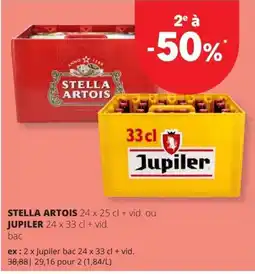 Spar Stella artois jupiler bac aanbieding