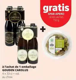 Spar à l'achat de 1 emballage GOUDEN CAROLUS aanbieding
