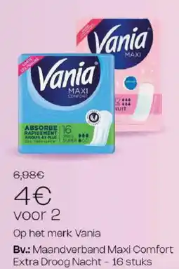Di Maandverband Maxi Comfort Extra Droog Nacht aanbieding