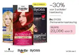 Di haarkleuring aanbieding