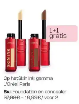 Di Skin Ink foundation en concealer aanbieding