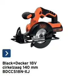 GAMMA Black+decker 18v cirkelzaag aanbieding