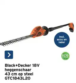 GAMMA Black+decker 18v heggenschaar aanbieding