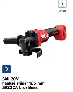 GAMMA Skil 20v haakse slijper aanbieding
