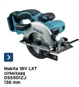 GAMMA Makita 18v lxt cirkelzaag aanbieding