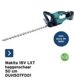 GAMMA Makita 18v lxt heggenschaar aanbieding