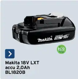 GAMMA Makita 18v lxt accu 2,0ah aanbieding