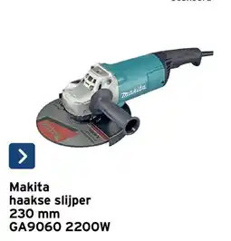 GAMMA Makita haakse slijper GA9060 aanbieding