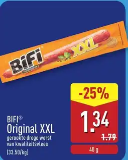 ALDI Bifi Original XXL aanbieding