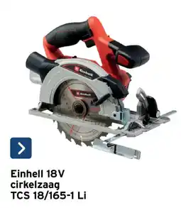 GAMMA Einhell 18v cirkelzaag aanbieding