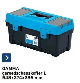GAMMA Gamma gereedschapskoffer l aanbieding
