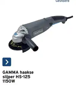 GAMMA gamma haakse slijper hs-125 aanbieding