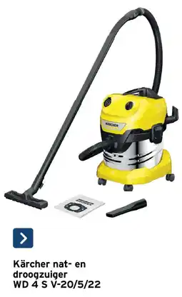 GAMMA Kärcher nat- en droogzuiger aanbieding