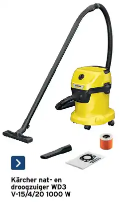 GAMMA Kärcher nat- en droogzuiger wd3 aanbieding