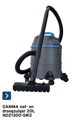 GAMMA Gamma nat- en droogzuiger aanbieding
