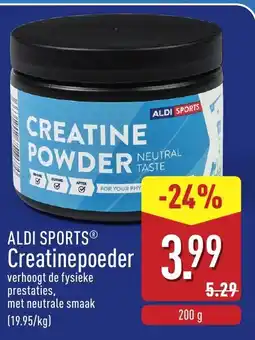 ALDI ALDI SPORTS CREATINE POWDER aanbieding