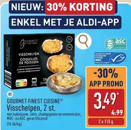 ALDI Gourmet finest cuisine visschelpen aanbieding