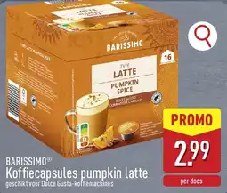 ALDI Koffiecapsules pumpkin latte aanbieding