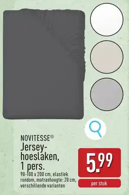 ALDI Novitesse jersey-hoeslaken, 1 pers. aanbieding