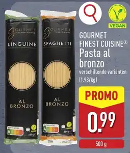 ALDI Gourmet finest cuisine pasta al bronzo aanbieding