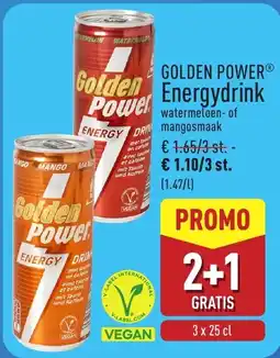 ALDI Golden Power Energydrink aanbieding