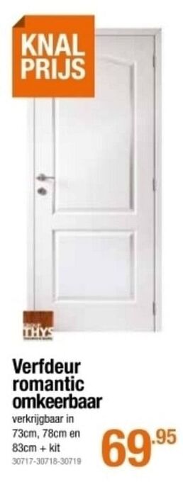 Cevo Verfdeur romantic omkeerbaar aanbieding