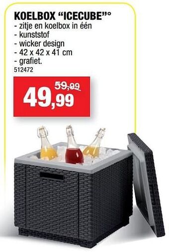 Hubo Koelbox icecube aanbieding