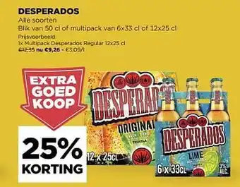 Multipack desperados regular