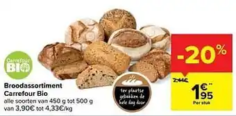 Carrefour Market Broodassortiment carrefour bio aanbieding
