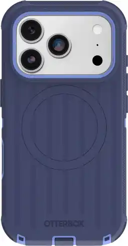 Coolblue Otterbox Defender iPhone 18 Pro / 17 Pro Full Body Case met MagSafe Blauw aanbieding