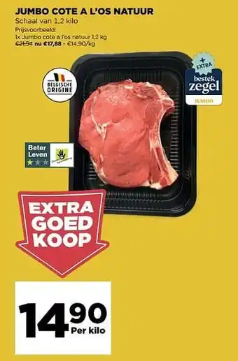 Jumbo Jumbo cote a l`os natuur aanbieding